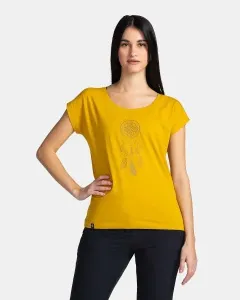 Women's cotton T-shirt KILPI ROANE-W Gold