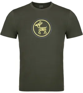 KILPI BRANDYS-M Pánske funkčné tričko SM0307KI Tmavo zelená XL