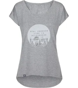 Women's T-shirt with short sleeves Kilpi ROISIN-W Light Grey