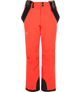 KILPI EUROPA-JG Dievčenské lyžiarske nohavice NJ0030KI koralová 134