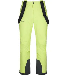 KILPI METHONE-M Pánske lyžiarske nohavice SM0405KI Zelená 3XL
