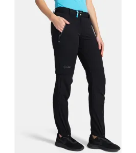 KILPI HOSIO-W Dámske outdoorové nohavice - väčšia veľkosť TLX404KI Čierna 50