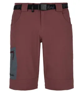 Pánske outdoorové oblečenie kraťasy Kilpi NAVIA-M tmavo červené XS