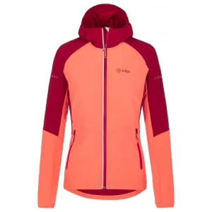 Women's running jacket KILPI BALANS-W coral #8544710