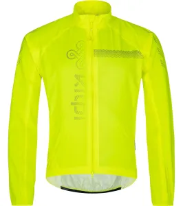 KILPI RAINAR-M Pánska cyklistická bunda QM0116KI Žltá M