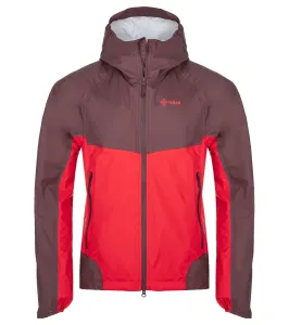 KILPI HURRICANE-M Pánska outdoorová bunda RM0113KI Červená L