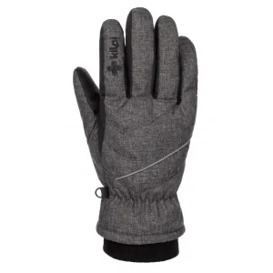 Unisex ski gloves Kilpi TATA-U dark gray