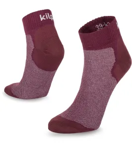 KILPI MINIMIS-U Unisex bežecké ponožky RU0903KI Červená 35