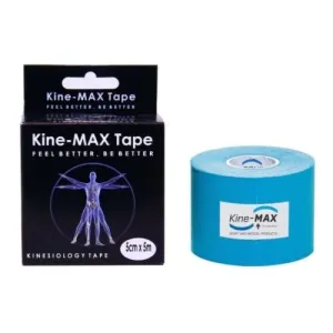 Kine-MAX Classic Kinesiology Tape modrá tejpovacia páska 5cm x 5m, 1x1 ks