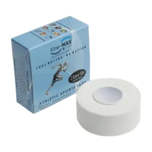 Kine-MAX Non-Elastic Sport Tape tejpovacia páska fixačná, 2,5cm x 10m, 1x1 ks