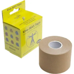 Kine-MAX Super-Pro Cotton Kinesiology Tape béžová tejpovacia páska 5cm x 5m, 1x1 ks