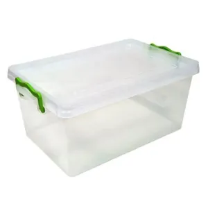 Kinekus Box plastový, transparentný, objem 9,7l, STRONG