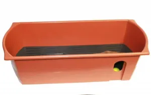 Kinekus Truhlík samozavlažovací plastový 50 cm FLORA terakota