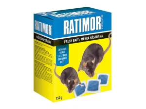 Nástraha proti myším, krysám a potkanům AGROBIO Ratimor 150g #2704201