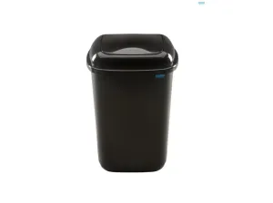 Kinekus Kôš na odpad preklápací 28 l, plastový, QUATRO, čierny
