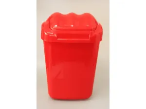 Kinekus Kôš na odpad preklápací 30 l, plastový, FALA, červený