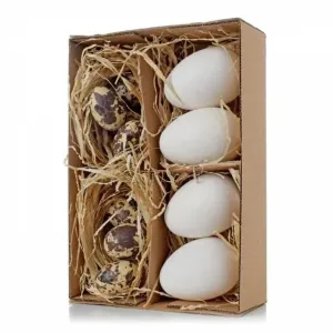 Kinekus Dekorácia veľkonočné vajíčko plast sada 12 ks