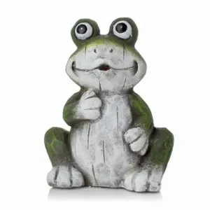 Kinekus Postavička žaba 8,5x4,5x10 cm keramika