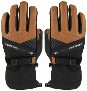 KinetiXx Bob Black/Brown 10 Lyžiarske rukavice