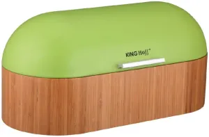 Chlebník Kinghoff design, zelený, 39cm