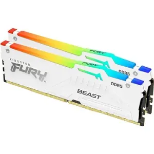 Kingston FURY 32GB KIT DDR5 5200MHz CL40 Beast White RGB XMP