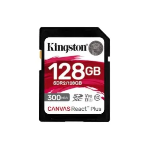 Kingston Canvas React Plus/SDHC/128GB/300MBps/UHS-II U3 / Class 10 #8967572
