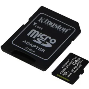 Kingston Canvas Select Plus micro SDXC 128GB Class 10 UHS-I + SD adaptér