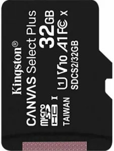 32GB microSDHC Kingston Canvas Select Plus  A1 CL10 100MB/s bez adapteru