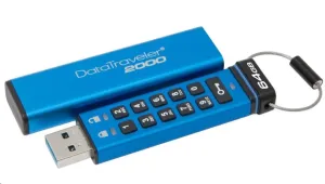 Kingston 64GB USB 3.0 DataTraveler 2000 s klávesnicou a 256-bitovým šifrovaním