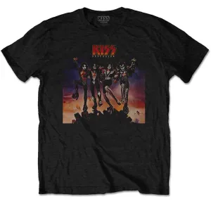 Kiss tričko Destroyer Čierna XXL #303065