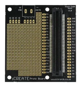 Kitronik 5634 Create Proto Board, Bbc Micro:bit Board