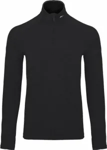 Kjus Mens Trace Midlayer Half Zip Black 56 Mikina