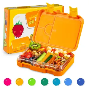 Klarstein junior Lunchbox, 6 priehradiek, 21,3 x 15 x 4,5 cm (Š x V x H), bez BPA #1427444