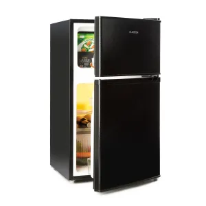 Klarstein Big Daddy Cool, kombinovaná chladnička, 61/26 l, 40 dB, energet. trieda F, čierna #9078400