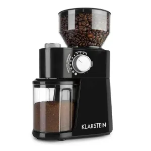 Klarstein Florenz, mlynček na kávu, 200 W, oceľové mlecie kamene, čierny