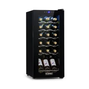 Klarstein Shiraz 18 Uno, vinotéka, 50 l, 18 fliaš, 5-18°C, dotykový ovládací panel