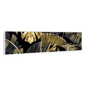Klarstein Wonderwall Air Art Smart, infračervený ohrievač, 120 x 30 cm, 350 W, čierny kvet #1425735