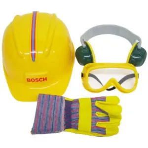 Klein Bosch sada slúchadlá rukavice okuliare helma
