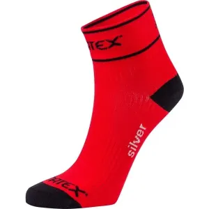 Klimatex LEVI Športové ponožky, červená, veľkosť