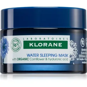 Klorane Cornflower Water Sleeping Mask 50 ml pleťová maska na veľmi suchú pleť; výživa a regenerácia pleti; na rozjasnenie pleti