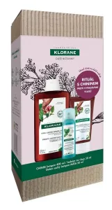 KLORANE Chinín & Bio plesnivec alpský šampón + balzam + suchý šampón, Akcia