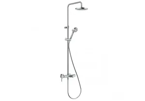 Kludi Logo - Dual shower systém s vaňovým výtokom (hlav.sprcha 200, vaň.batéria, ručná sprcha 1S, hadica 1600,držiak) chróm 6808305-00 #539350