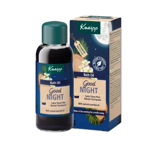 Kneipp Good Night upokojujúci kúpeľový olej Swiss Stone Pine & Balsam Torchwood 100 ml #920552