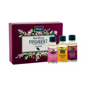 Kneipp Massage Oil darčeková kazeta masážny olej Ylang-Ylang 20 ml + masážny olej Šťastné časy 20 ml + masážny olej Mandlové kvety 20 ml pre ženy