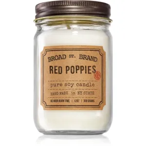 KOBO Broad St. Brand Red Poppies vonná sviečka (Apothecary) 360 g #881196