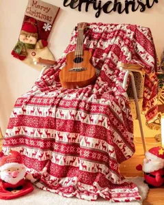 Royalfashion Vianočná deka Prehoz na posteľ 160x200