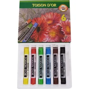 Sada suchých pastelov Toison D OR Koh-i-noor 6 dielna  (Suché pastely )