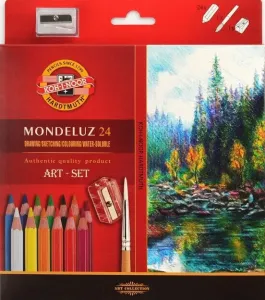 KOH-I-NOOR Sada akvarelových ceruziek 24 ks