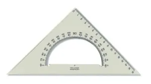 KOH-I-NOOR - Trojuholník transparentný s uhlomerom, 16 cm