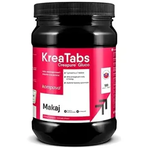 Kompava KreaTabs Creapure® Gluco, 540 g, 180 dávok